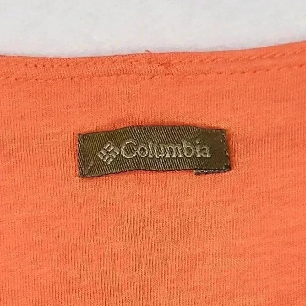 Columbia Womens Lightweight‎ Tank XL Peach Front Lined Workout Yoga Sports - Picture 6 of 14